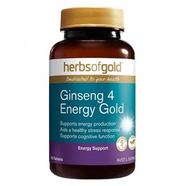 Herbs of Gold Buy Herbs of Gold Ginseng 4 Energy Gold 30 Tablets Online