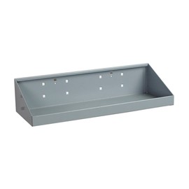 Triton Products 56186 LocHook 18-Inch Width by 6-1/2-Inch Deep Epoxy Powder Coated Shelf for LocBoard, Gray