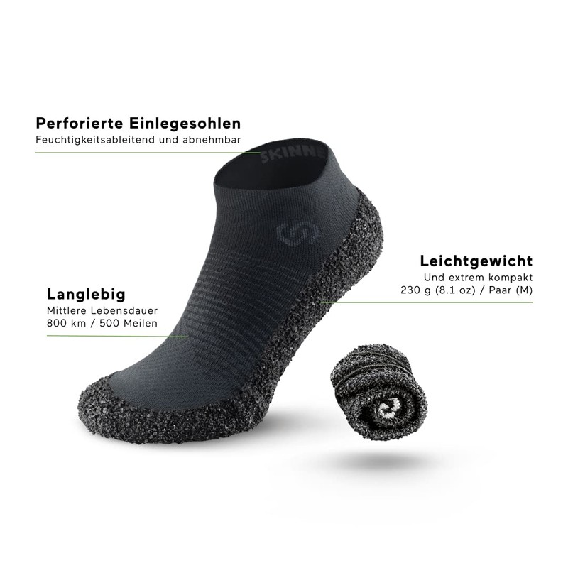 [Skinners] Skinny 2.0 Marine | Minimalist Barefoot Socks for Men