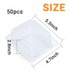 Evnlo Evnlo 50 Count Clear Plastic Containers with Lids for