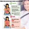 Pregnancy Seat Belt,Bump Strap,Protects Unborn Baby,Prevents Compression of The Abdomen,Comfort