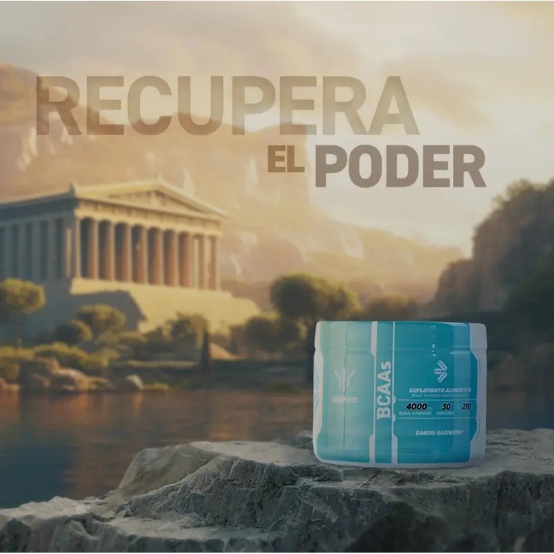 Bcaas Apolo Olimpo 210g 30 Servicios 4g Bcaas Sabor Raspberry