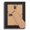Fabian Clarke London® 8x6 Modern Black Wooden Picture Photo Frame
