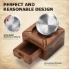 Cigar Ashtray, Wooden Ashtray, Square Ashtray 4 Slots Cigar Holder