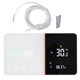 Thermostat with WIFI Voice Control Timed Programmable Slider LCD Negative Display Smart Temperature Controller for Home 95‑240V