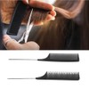 TSUOUKL 4pcs Afro Comb, Metal Curl Comb Durable Comb Curling
