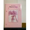 academy greetings Happy Anniversary Large Greeting Card! Elegant Bouquet Wishing