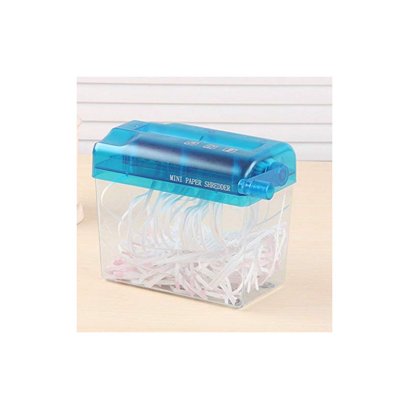 Portable Mini Shredder, Hand Cut Paper Shredder Mini Manual Shredder,