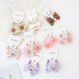 Lo que obtendrás: 30 piezas (15 pares) de cintas para el cabello clásicas y elegantes con lazos. Tantos colores hermosos y brillantes, que combinan co
