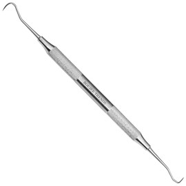 Professional Dental Tools |Tartar Scraper for Dentist, Personal Use and Pets | Plaque Remover for Teeth, Premium Oral Care Double Ended Hollow Scaler | U5/33 Japanese Stainless Steel