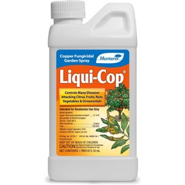 Monterey Liqui-Cop All Natural Fungicide Concentrate for Disease Prevention, 1 Pint