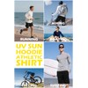 AIRDYNAM Men’s UV Sun Hoodie Athletic Fishing Shirts Ultra Lighweight