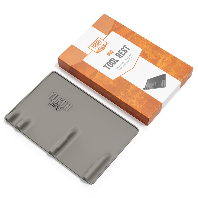 Yukon Glory Grey Tool Rest | BBQ Utensil Holder |