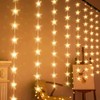 Fairy Christmas Lights LED Star String Lights with Remote for