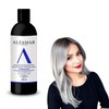 Shampoo Matizador Platinum Bleu Alfamar - Neutraliza Tonos Amarillo, Verde