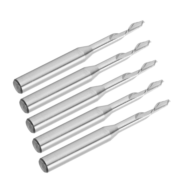 5pcs CNC Milling Machine Engraving Bit Milling Cutter Tungsten Steel