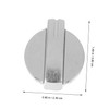 LABRIMP 5pcs Gas Stove Switch Knobs Replacement Stainless Steel Control