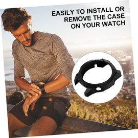 Outanaya TPU Sports Watch Protector Case for Easy to Install Stylish Design Unisex Frame Protector for Ages