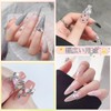 Sucodver Nail Parts Bowknot Rhinestone 3D Small Large Glitter Mix