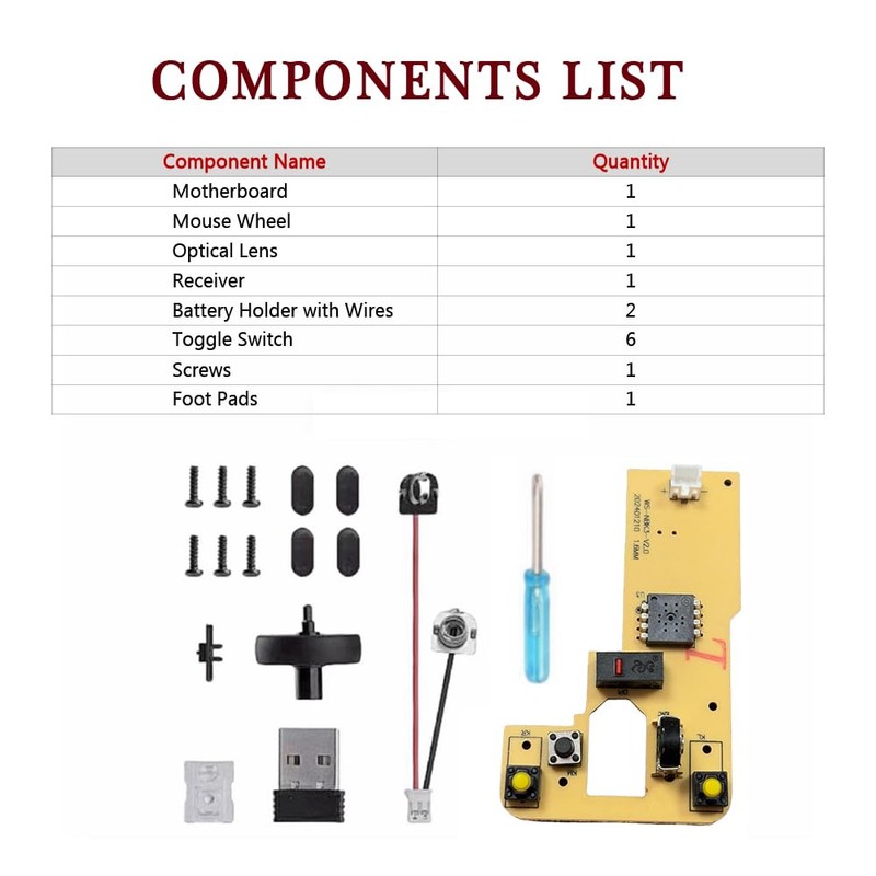 Bambu Lab MH002 Bluetooth & Wireless Mouse DIY Kit -