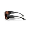 Costa Del Mar Finlet Sunglasses, Matte Black/Copper Polarized 580P, 59