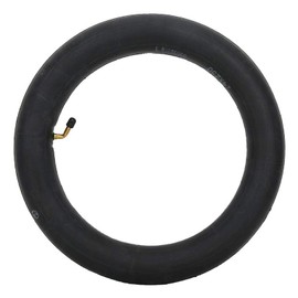 Bicycle Inner Tubes, 14 x 2.125, 14 x 2.50, 16 x 2.125, 16 x 2.50, 16 x 3.0, 18 x 2.125, 18 x 2.50 Electric Bicycle Butyl Rubber Tube with Curved Metal Valve E-Bike Accessories (14 x 2.50) 0 Elbow)