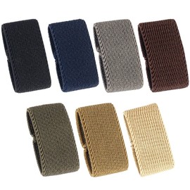 LionVII 7 trabillas elásticas para cinturón exclusivas para evitar problemas excesivos, 7 colores, Múltiples colores, Talla única