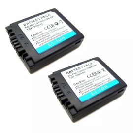 Unbranded 2x Battery Pack For Panasonic CGR-S002 CGR-S002E DMW-BM7 DE-928A DE-928B DE-993A