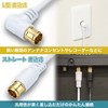 Horik AE-645WH Antenna Divider [4K8K Broadcasting (3224MHz)/BS/CS/Terrestrial Digit/CATV Compatible] Ultra