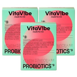 (비타바이브)비타바이브 프로바이오틱스 앳나인 3박스 (90일분) 유산균 (VitaVibe) VitaVibe Probiotics At Nine 3 Boxes (90 Days Supply) Probiotics