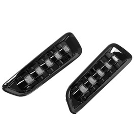 Kojem Fog Light Pair Compatible with 2017 2018 2019 2020 Ford F-150 Raptor Left and Right Fog Lamp w/Turn Signal Bezels Covers Daytime Running Lights White and Amber LED