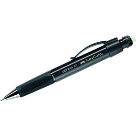 Faber-Castell FABER-CASTELL 130733 - Druckbleistift GRIP PLUS, Minenstärke: 0,7 mm, Schaftfarbe: schwarz metallic