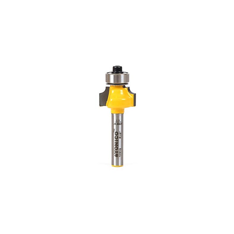 YONICO 13161q 1/8-Inch Radius Round Over Edge Forming Router Bit