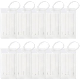 Luggage Tags for Suitcases – PVC Travel ID Label Tags, Durable & Waterproof for Airplane Travel, Travel Essentials for Bags & Luggage