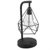 Iron Frame Dining Table Lamp Bedroom Retro Simple Romantic Night