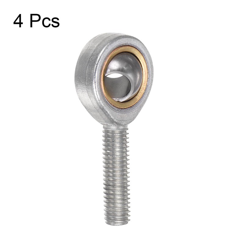 sourcing map 4pcs SA8T/K 8mm Rod End Bearing M8x1.25 Male