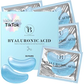 Hyaluronic Acid Eye Pads (30 Pairs) | Eye Pads with Niacinamide & Eye Pads Hyaluronic | Eye Pads Against Dark Circles | Remove Dark Circles | Eye Patches
