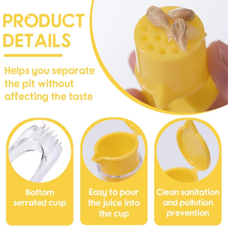 Pack of 2 Lemon Squeezers, Manual Citrus Squeezer, Lemon Squeezer,