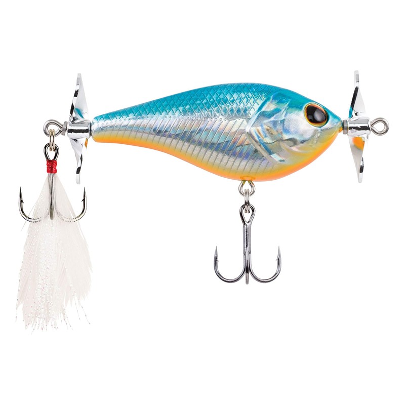 Berkley Spin Bomb Fishing Bait 60, 2/5 oz, Orange Blue,