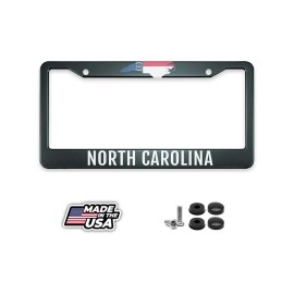 BLVD North Carolina Map License Plate Frame Including Mounting Hardware