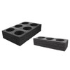 Colcolo 2x Takeout Cup Holder Multi Holes Sponge Coffee Beverage