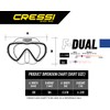 Cressi F-Dual, Clear/Blue
