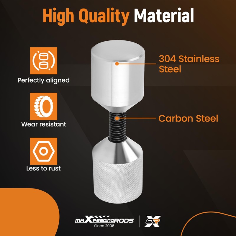 maXpeedingrods Flange Two Hole Pins, 1-1/8” Two Hole Alignment Pins,