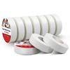 RED WOLF 10 Pack White Electrical Tape 3/4 in x