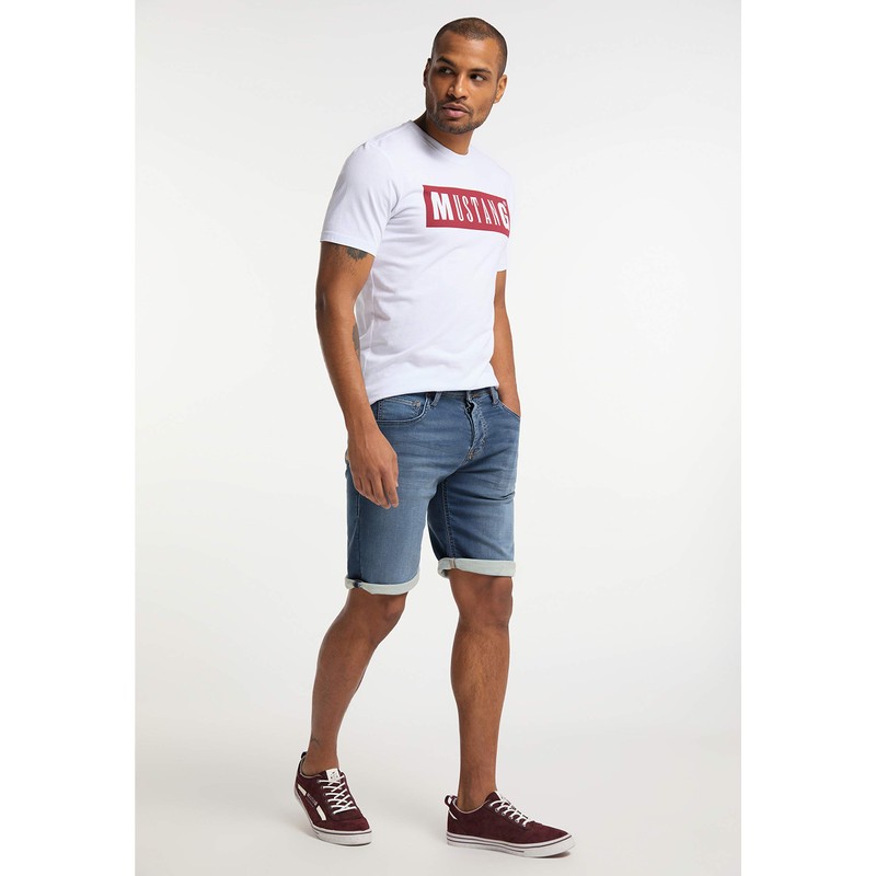 Mustang Men's Regular Fit Chicago Short Jeans, Denim Shorts (Chicago