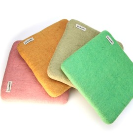 Woolbuddy Needle Felting Pad, Needle Felting Mat, Needle Felting Supplies, Foam Pad Alternative, Wool Felting Mat, Made of Felting Wool, For Needle Felting, Wet Felting and 3D Felting, 10inx10inx1.5in