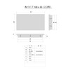 ライトキャップ 鉄角パイプ2.3mm x 100mm x 50mm用エンドキャップ 長方形 (100x50-2個入)