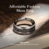 King Will Tungsten Carbide Wedding Band for Men - 8mm