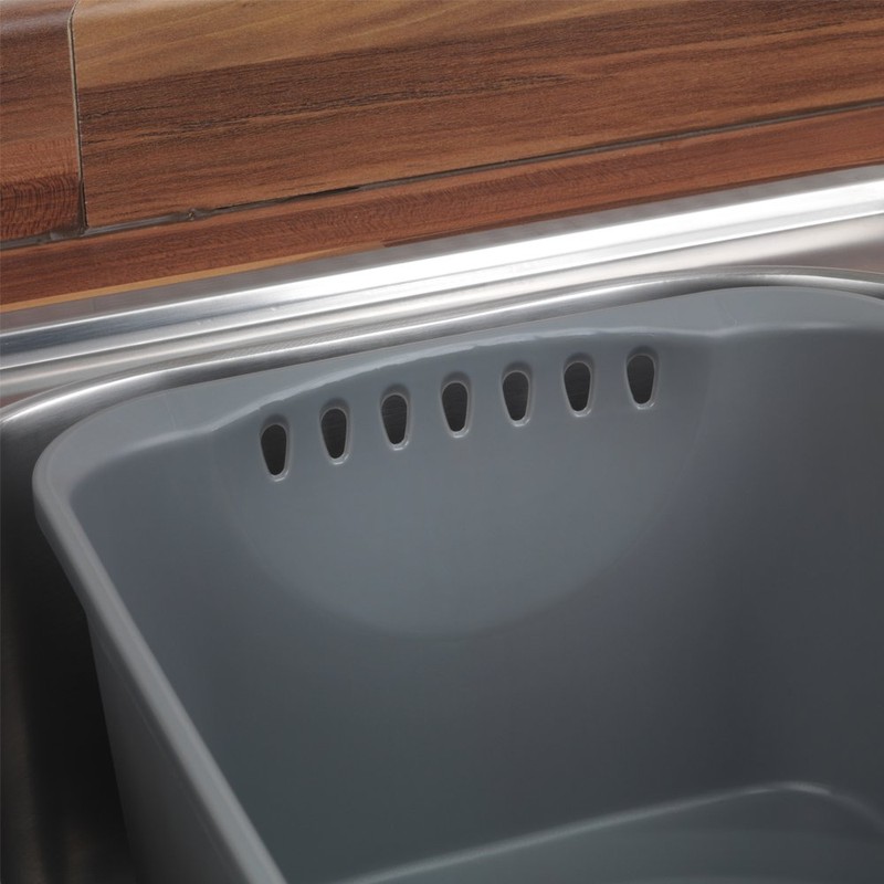 Beldray COMBO-7025 Grey Washing Up Bowl with Draining Plug Fresh