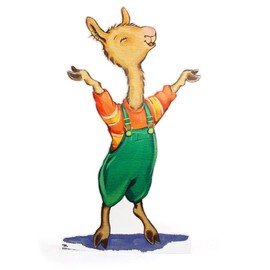 Llama Llama Lifesize PhotoOp Cutout: 60" Tall, 35" Wide. Perfect for Kid's Parties, Baby Showers, Book fairs. Fun and Unique Photo Opportunity. Cardboard, Easy to Assemble.